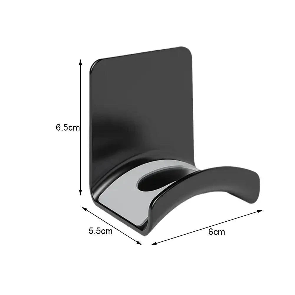 Universal Headphone Stand Adhensive Plastic Wall Mount Hanger Under Desk Headset Rack Holder Support For Gaming Earphone Bracket - MANDOTOS