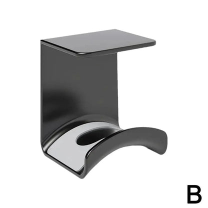 Universal Headphone Stand Adhensive Plastic Wall Mount Hanger Under Desk Headset Rack Holder Support For Gaming Earphone Bracket - MANDOTOS