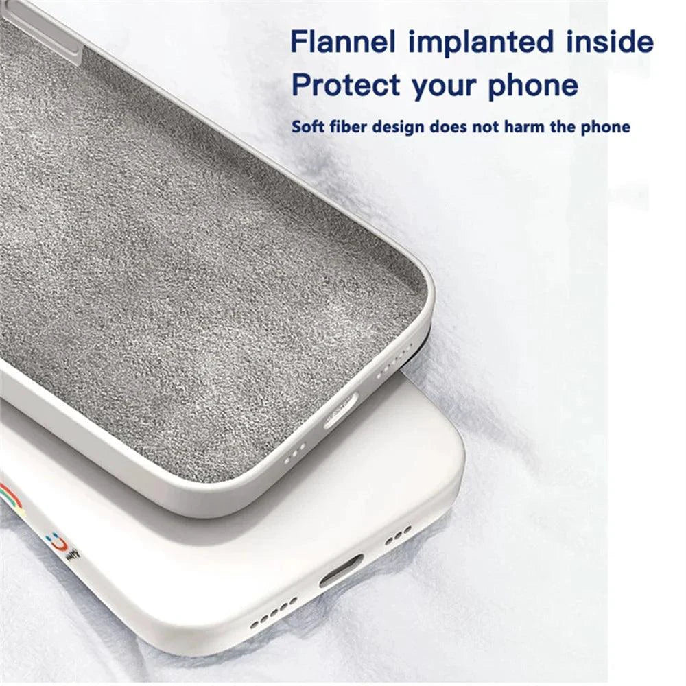 Luxury Silicone Case for Samsung Galaxy S24/S20/S21/S22/S23/Note 10/20 - Premium Liquid Protection & Sleek Design - MANDOTOS
