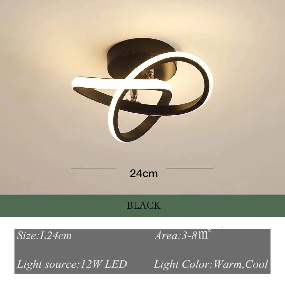 Sleek Minimalist Ceiling Light - MANDOTOS