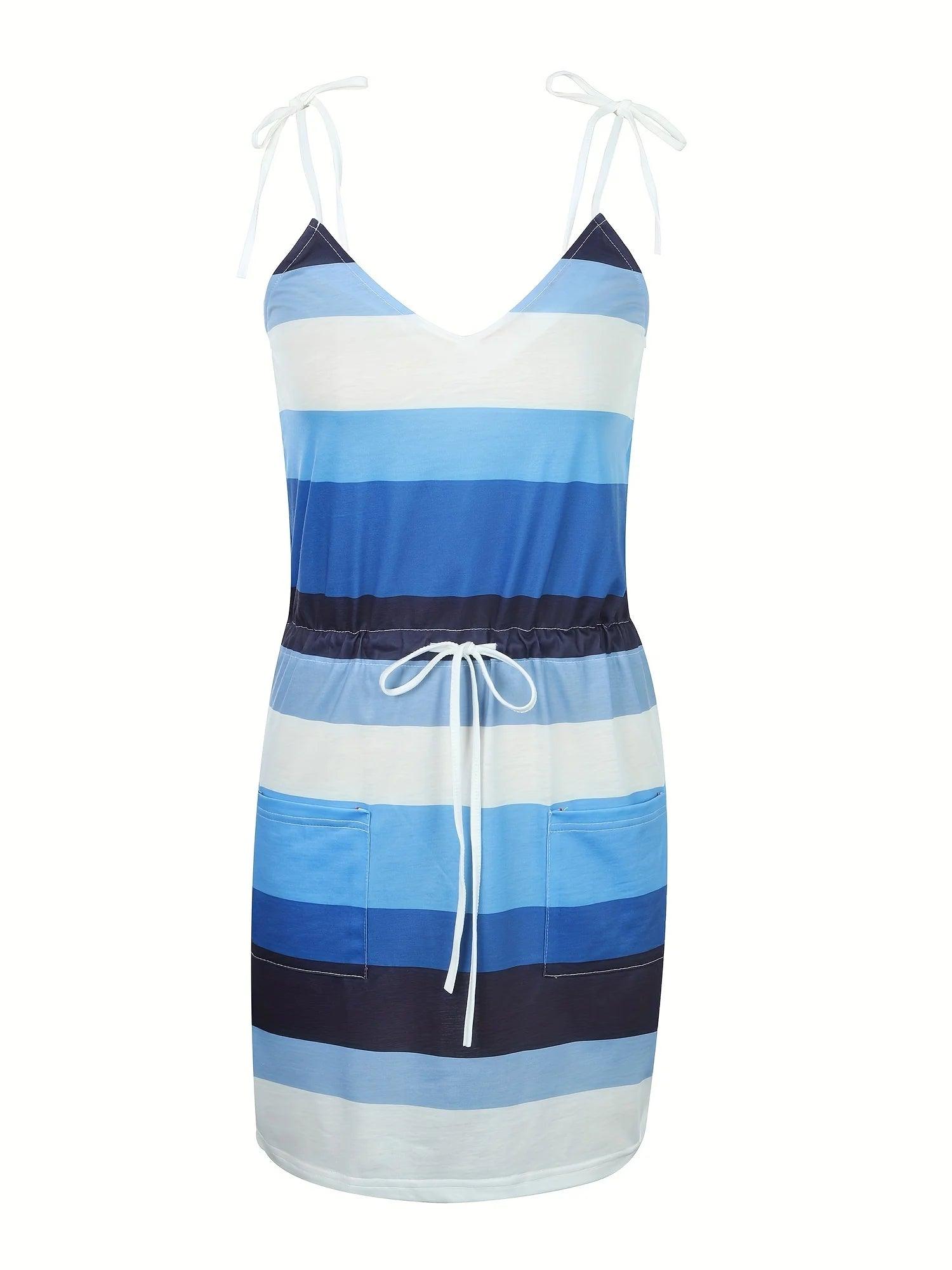 Sleeveless Dress for Women Clothing 2024 Summer Vacation Pullover Beach Sundress Female Korean Fashion Slim Sexy Short Dresse M - MANDOTOS