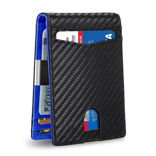 Slim RFID Leather Wallet - MANDOTOS