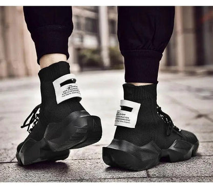 Socks Shoes Daddy Shoes Sports Shoes Men'S Large Size Trendy Shoes Casual Shoes - MANDOTOS