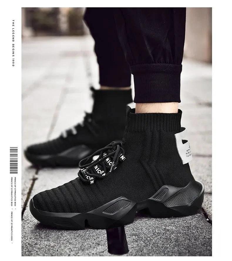 Socks Shoes Daddy Shoes Sports Shoes Men'S Large Size Trendy Shoes Casual Shoes - MANDOTOS