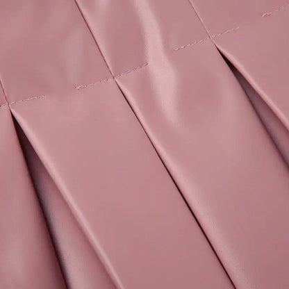 Spice Faux Leather Pleat Mini - MANDOTOS