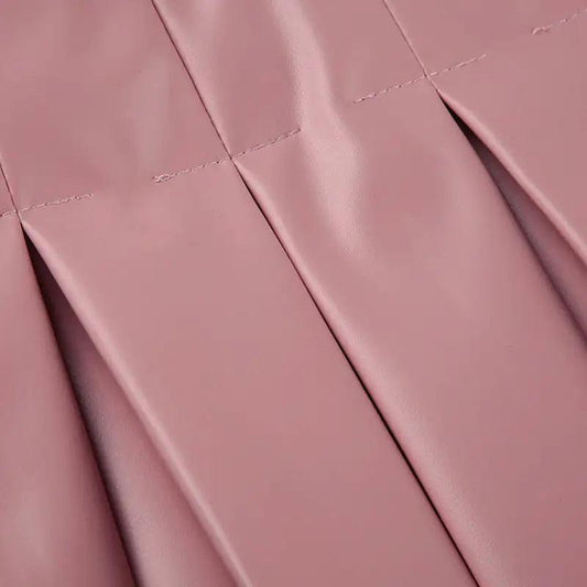Spice Faux Leather Pleat Mini - MANDOTOS