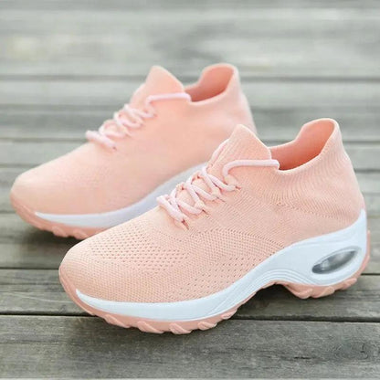 Sports shoes women flying knit socks shoes shaking shoes - MANDOTOS