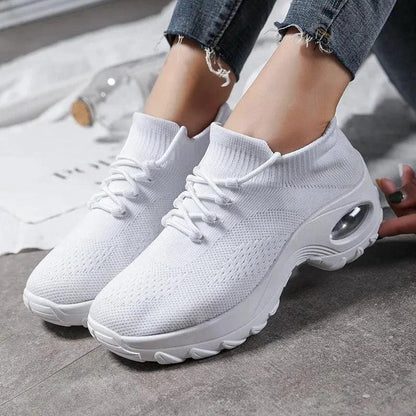 Sports shoes women flying knit socks shoes shaking shoes - MANDOTOS