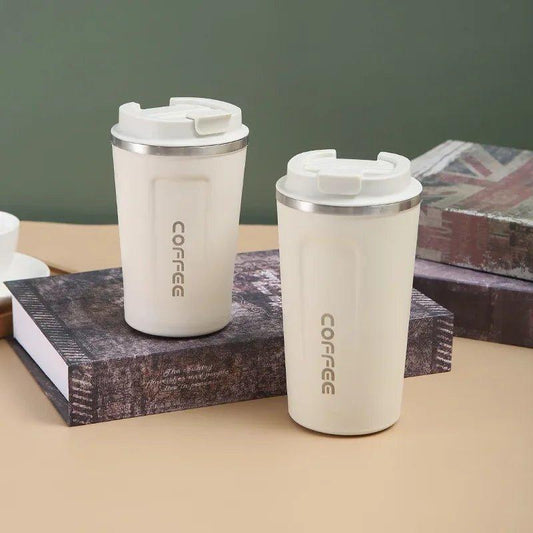 Stainless Steel Smart Coffee Tumbler Thermos Cup with Intelligent Temperature Display Portable Travel Mug 380ml 510ml - MANDOTOS