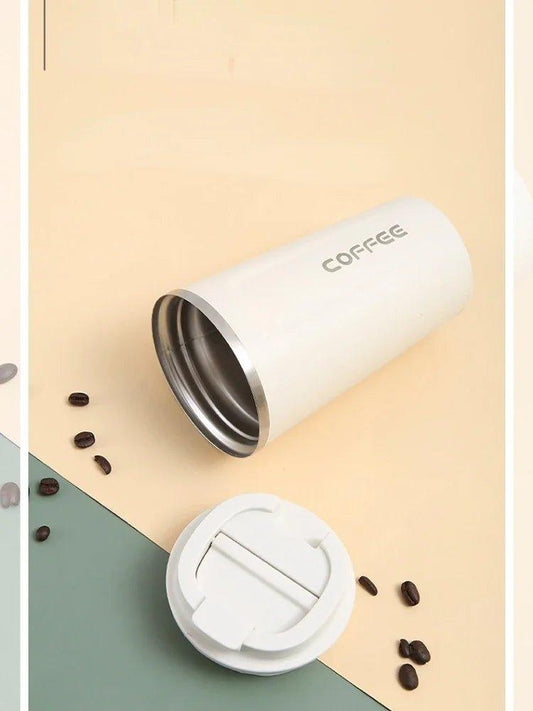Stainless Steel Smart Coffee Tumbler Thermos Cup with Intelligent Temperature Display Portable Travel Mug 380ml 510ml - MANDOTOS