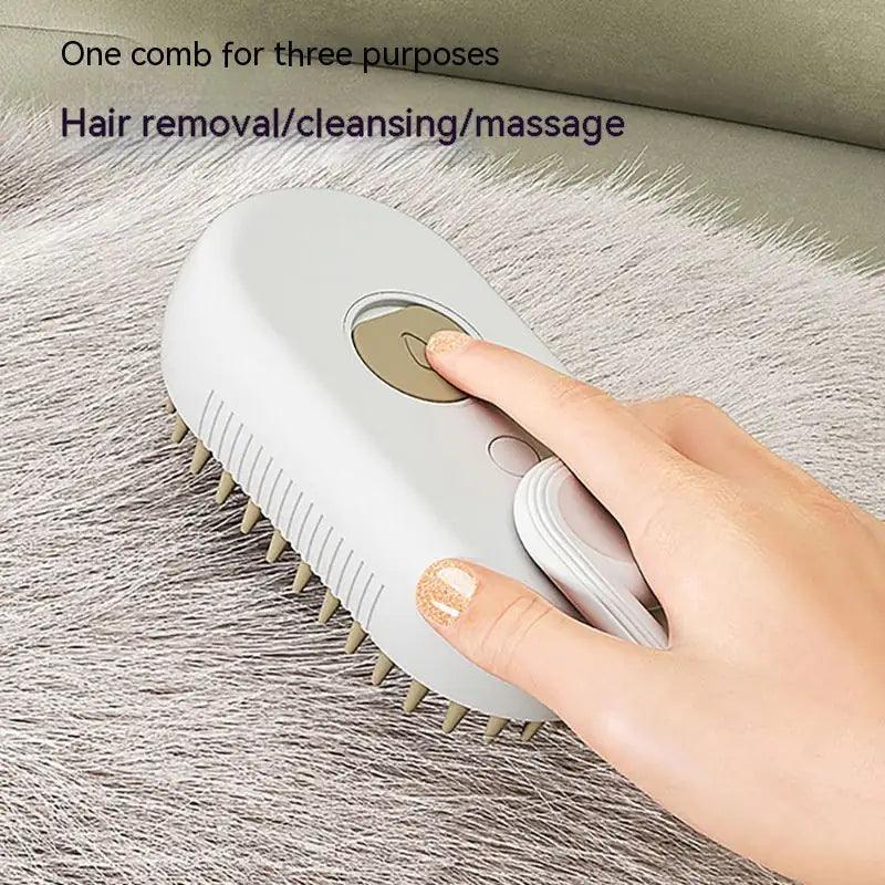Steamy Pet Grooming Brush - MANDOTOS