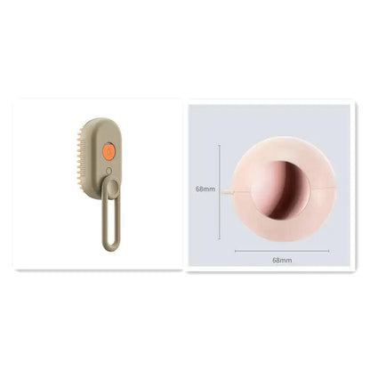 Steamy Pet Grooming Brush - MANDOTOS