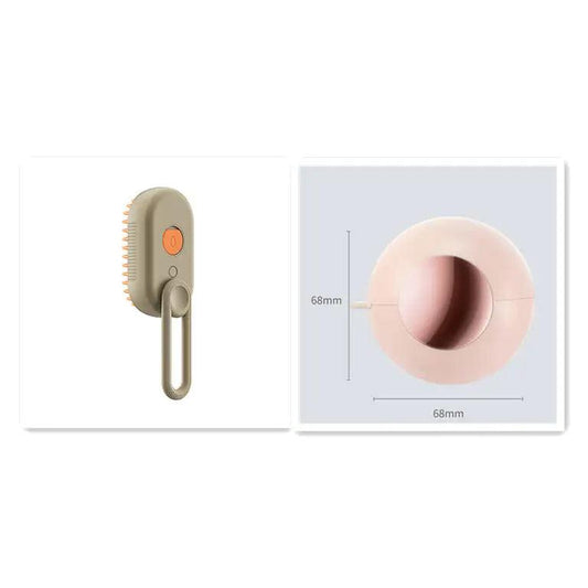 Steamy Pet Grooming Brush - MANDOTOS