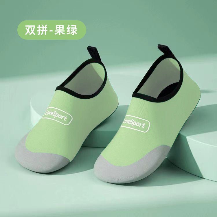 Striped beach shoes snowflake shoes socks beach socks diving snorkeling shoes indoor fitness shoes solid color yoga shoes - MANDOTOS INTERNATIONAL