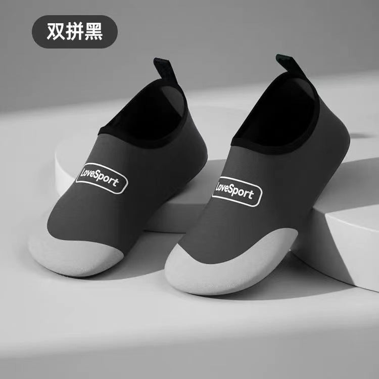 Striped beach shoes snowflake shoes socks beach socks diving snorkeling shoes indoor fitness shoes solid color yoga shoes - MANDOTOS INTERNATIONAL