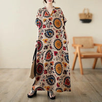 Summer Dress for Women Clothing Streetwear Ethnic Style Bohemian Beach Vintage Clothes Casual Fashion Harajuku Loose Streetwear - MANDOTOS INTERNATIONAL