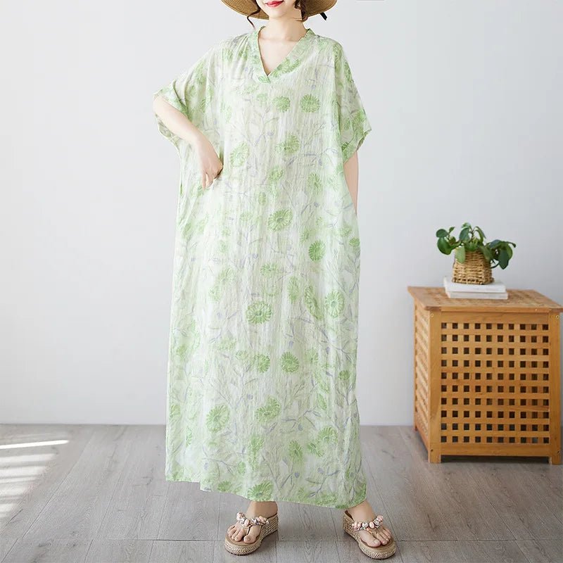 Summer Dress for Women Clothing Streetwear Ethnic Style Bohemian Beach Vintage Clothes Casual Fashion Harajuku Loose Streetwear - MANDOTOS INTERNATIONAL