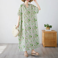 Summer Dress for Women Clothing Streetwear Ethnic Style Bohemian Beach Vintage Clothes Casual Fashion Harajuku Loose Streetwear - MANDOTOS INTERNATIONAL