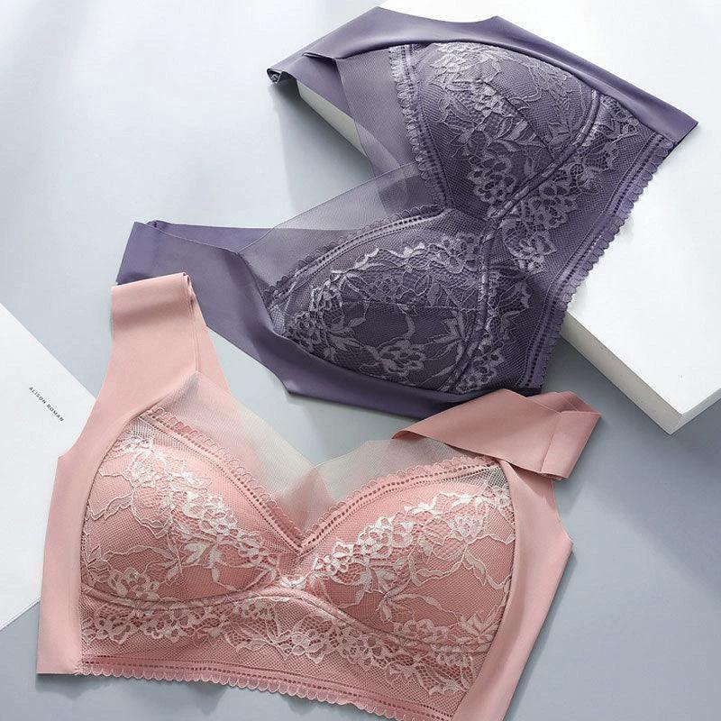Summer Breeze Ice Silk Seamless Bra - Ultra-Comfort & Breathable Fit for Effortless Style - MANDOTOS