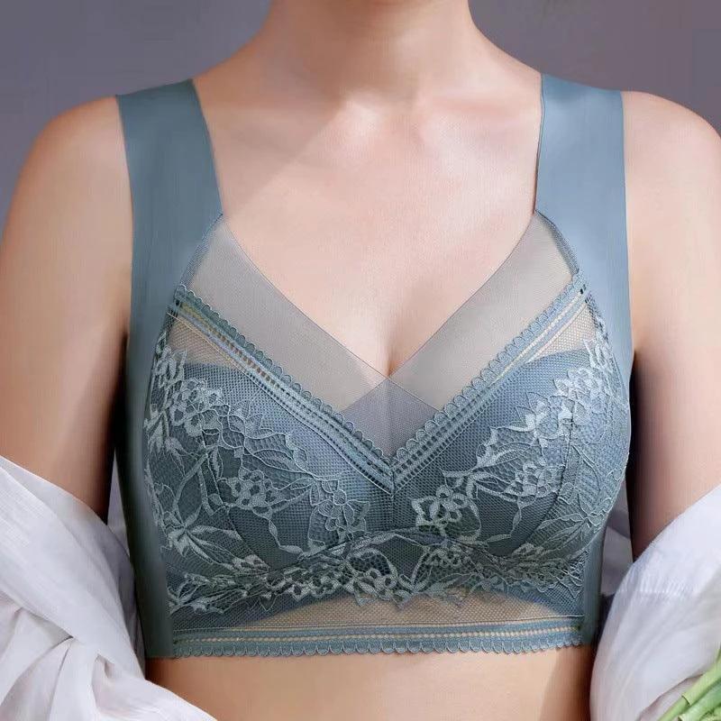 Summer Breeze Ice Silk Seamless Bra - Ultra-Comfort & Breathable Fit for Effortless Style - MANDOTOS