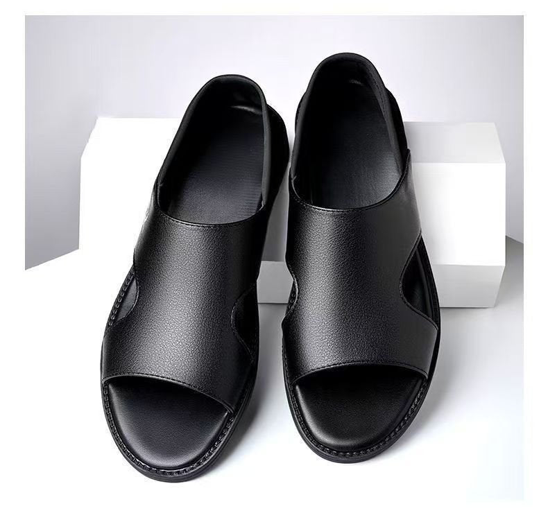 Summer New Men's Sandals Non-slip Soft-soled Sandals Soft Surface Breathable Wear-resistant Casual Soft-soled Beach Sandals for Men - MANDOTOS INTERNATIONAL