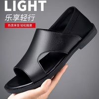 Summer New Men's Sandals Non-slip Soft-soled Sandals Soft Surface Breathable Wear-resistant Casual Soft-soled Beach Sandals for Men - MANDOTOS INTERNATIONAL