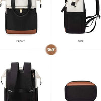 Super Lightweight Women's Travel Laptop Backpack with Curved Shoulder Straps - MANDOTOS INTERNATIONAL