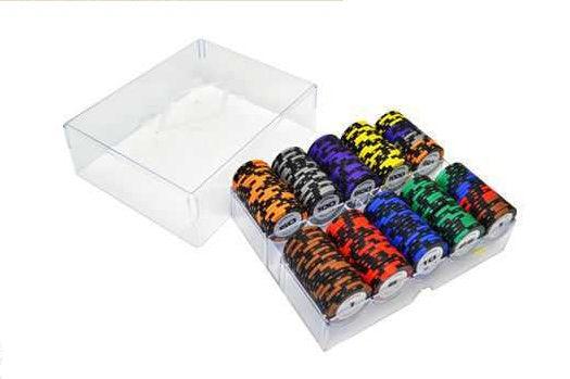 Texas Holdem Poker Chips Coin Set Baccarat Las Vegas Mahjong Hall Token Wheat Ears 14g - MANDOTOS