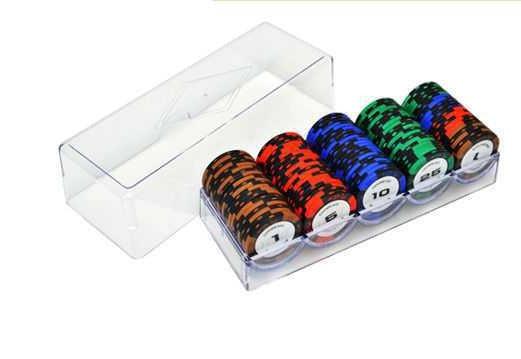 Texas Holdem Poker Chips Coin Set Baccarat Las Vegas Mahjong Hall Token Wheat Ears 14g - MANDOTOS