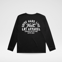 THE APEX LONG SLEEVE TEE - SOLID BLACK - MANDOTOS INTERNATIONAL