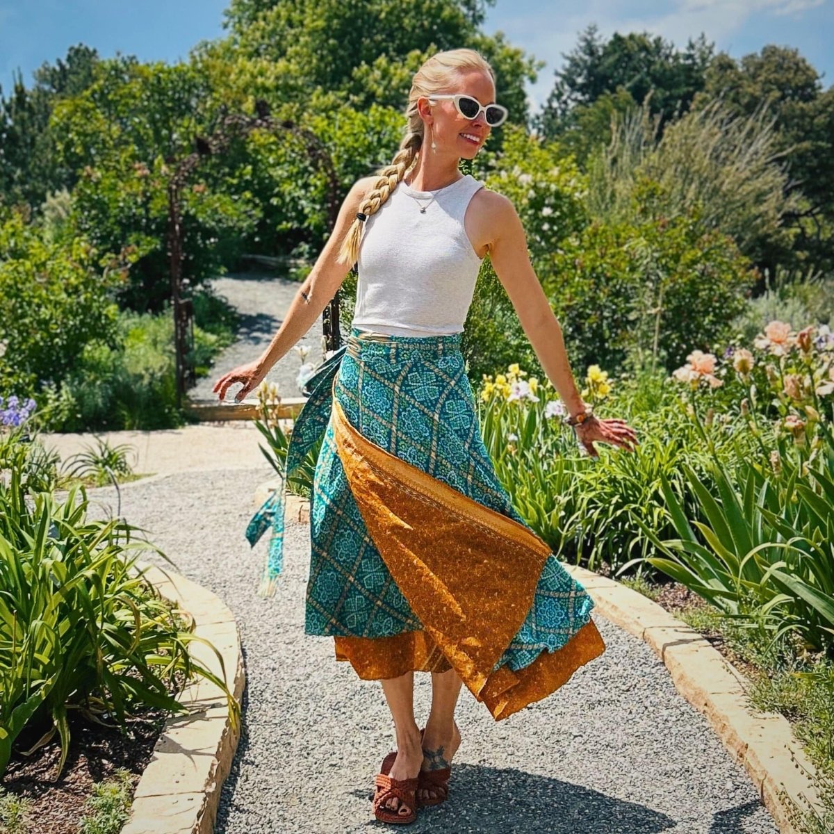 The Original Sari Wrap Skirt - MANDOTOS INTERNATIONALClothing and Accessories