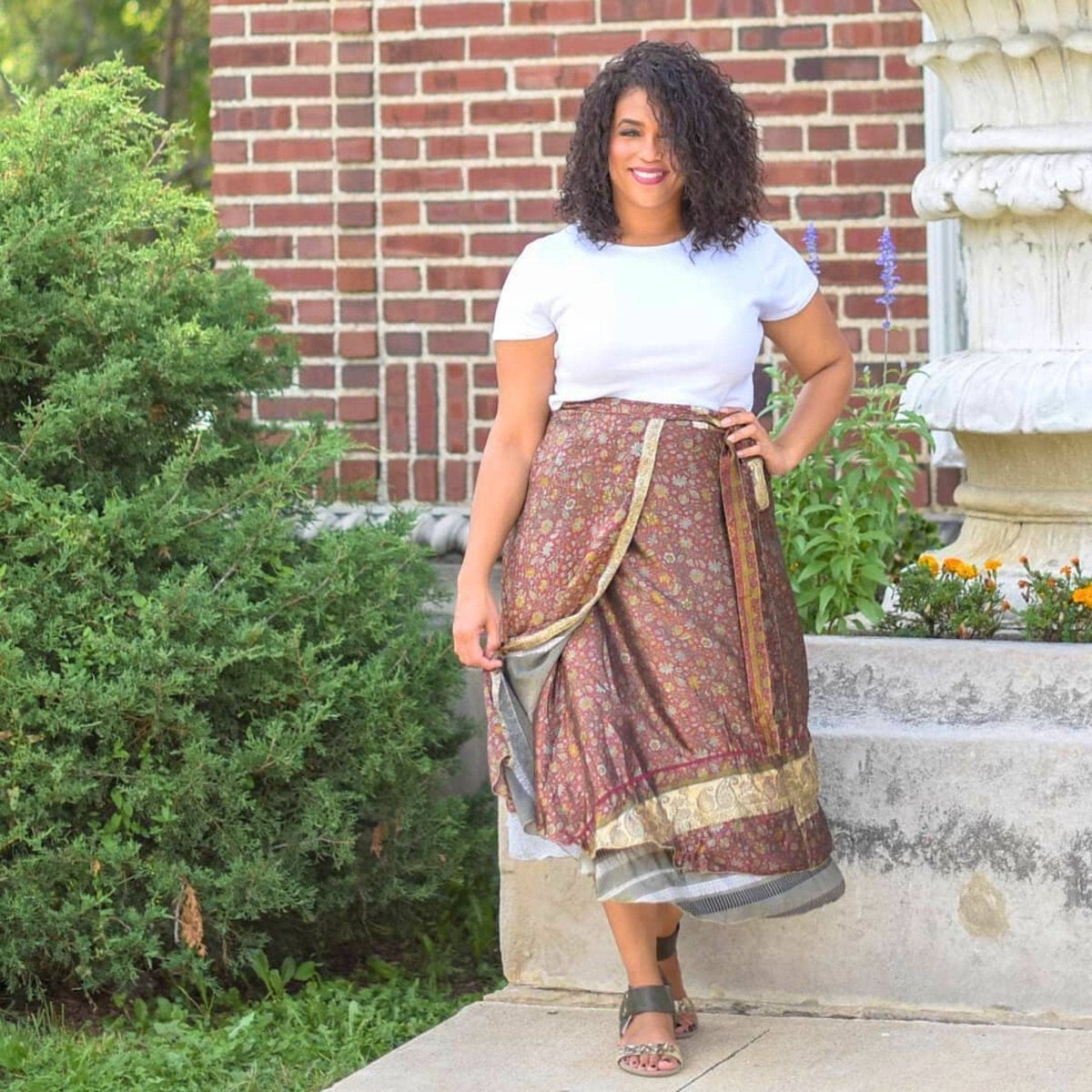 The Original Sari Wrap Skirt - MANDOTOS INTERNATIONALClothing and Accessories