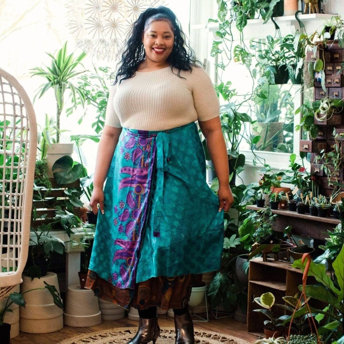 The Original Sari Wrap Skirt - MANDOTOS INTERNATIONALClothing and Accessories