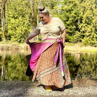 The Original Sari Wrap Skirt - MANDOTOS INTERNATIONALClothing and Accessories