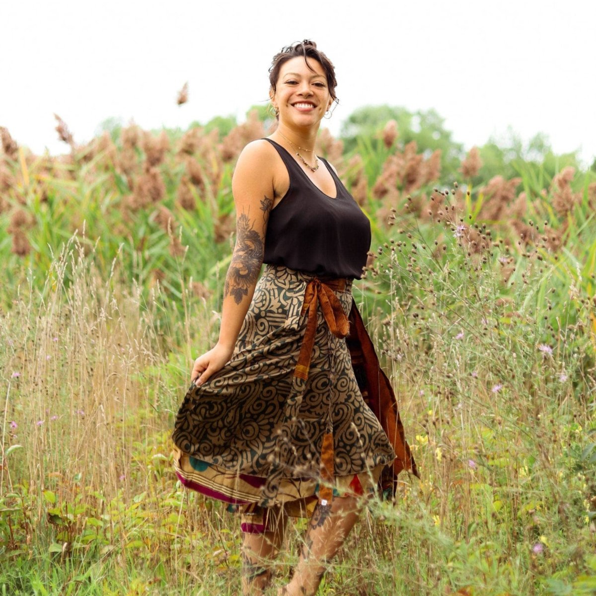 The Original Sari Wrap Skirt - MANDOTOS INTERNATIONALClothing and Accessories