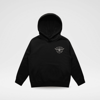 THE WINGED MECHANIC HOODIE - RECYCLED BLACK - MANDOTOS INTERNATIONALBaby & Toddler Outerwear