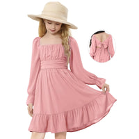 Zando Pink Off - Shoulder Girls' Dress for All Occasions 10 - 11 Years L - MANDOTOS INTERNATIONAL