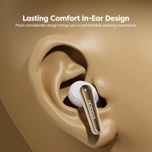 Toocki ANC Bluetooth Earphone 5.4 Dual Noise Cancellation Waterproof Wireless Headphone 3D Stereo In-ear ENC Earbuds With Mic - MANDOTOS