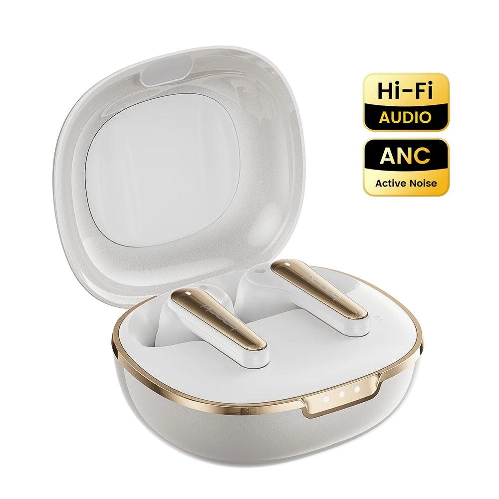 Toocki ANC Bluetooth Earphone 5.4 Dual Noise Cancellation Waterproof Wireless Headphone 3D Stereo In-ear ENC Earbuds With Mic - MANDOTOS