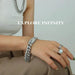 TOSOKO 18K Gold Plated Cuban Chain Set with Zircon - MANDOTOS
