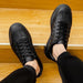Trendy Leather Men's Shoes Fashion Casual Sneakers - MANDOTOS