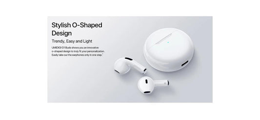 UMIDIGI G1 Buds TWS Wireless Earphones Bluetooth 5.3 ENC Sport Noise Reduction 380mAh Headsets With Microphone - MANDOTOS