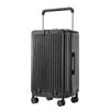 US Warehouse 20 Inches Hard Shell Trolley Suitcase Luggage Waterproof Lightweight Front Open Travel PC Luggage with Cup Holder - MANDOTOS INTERNATIONAL