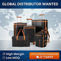 US Warehouse Luxury Lightweight Hard Shell 3 Pieces Travel Suitcases Set 20 24 28 Inch 3-Pieces Travel Suitcase Luggage Set - MANDOTOS INTERNATIONAL