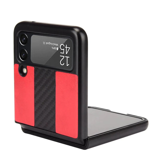 Samsung Z Flip 3 5G Leather Folding Case - MANDOTOS INTERNATIONAL