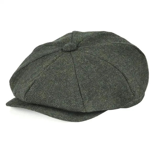 Vintage Peaky Blinder Woolen Cap - MANDOTOS