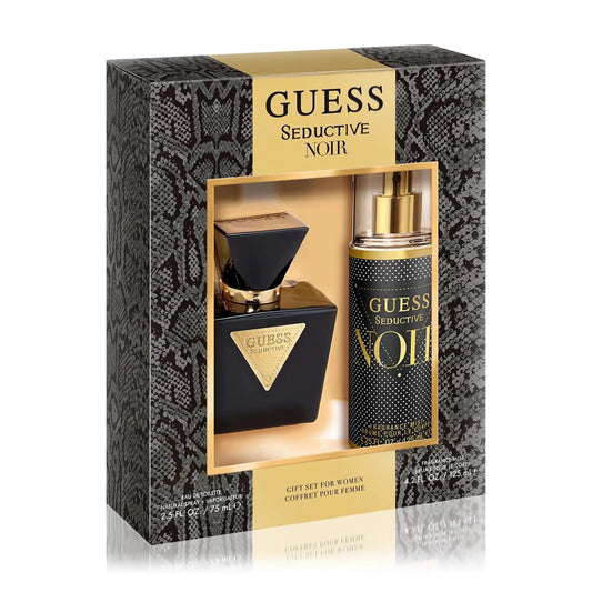 GUESS Seductive Noir Women's Fragrance Set (2.5 oz EDT + 4.2 oz Mist) - MANDOTOS INTERNATIONAL