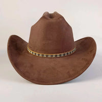 Premium Suede Cowboy Hat for Stylish Men and Women - Ideal for Outdoor Festivities - MANDOTOS INTERNATIONAL