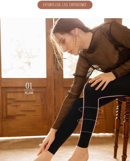 Winter Leggings For Women Warm Leggins Solid Color Velvet Leggins High Waist Leggings Stretchy Leggings dropshipping - MANDOTOS