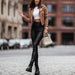 WOLF Elegant Leather Jacket - MANDOTOS